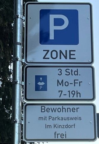 Kinzdorf - Parkzone eingerichtet