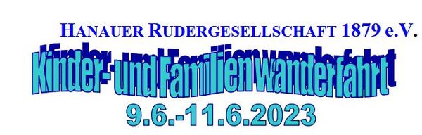 Kinderwanderfahrt 2023