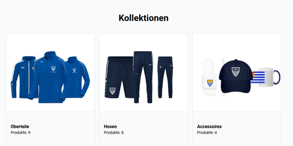 Neu - Teamshop für die RG